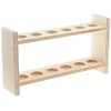 neoLab Wooden Test Tube Rack for 6 Glasses Hole Diameter
