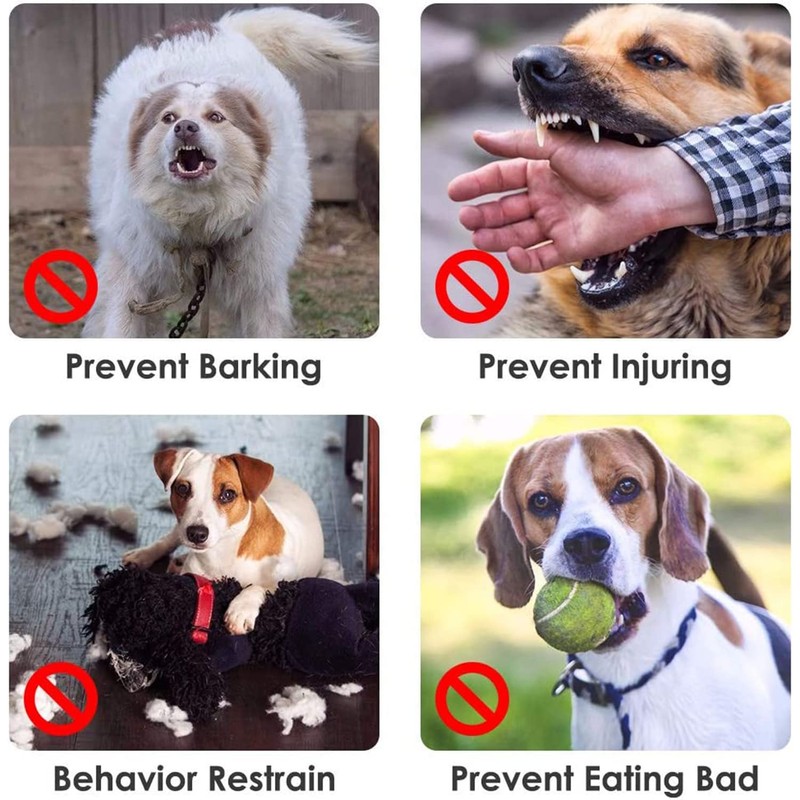 Muzzle for Dogs, Muzzle with Velcro Closure, Soft, Prevents Biting,