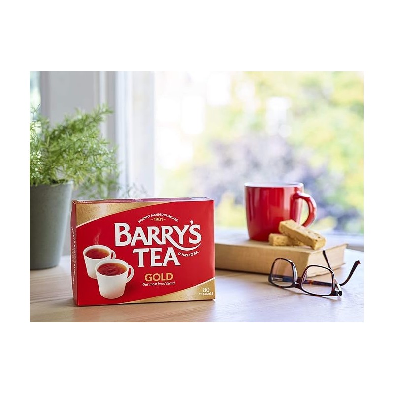Saras Barry's Gold Blend Teabags 80's - 250g (Pack of