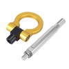 X AUTOHAUX Car Front Bumper Trailer Ring Towing Hook Screw