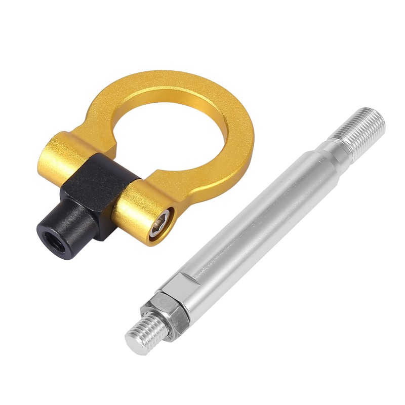 X AUTOHAUX Car Front Bumper Trailer Ring Towing Hook Screw