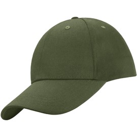 IkucheL Cap, Unisex, Beautiful Silhouette, Plain, Unisex, Large Size, UV Protection, Cotton, Khaki