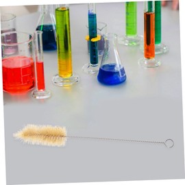 Gatuida 3pcs Stainless Steel Flask Brush Set Versatile Tube Cleaning Brushes for Beakers Test Tubes Lab Glassware Soft Bristles Multiple for Easy Access to Narrow Spaces