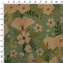 GRAPHICS & MORE Yuri Spring Flowers Premium Kraft Roll Gift Wrap Wrapping Paper