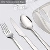 Portable Stainless Steel Flatware Set,Travel Cutlery Set for for Lunch,Office