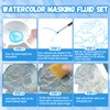YOTEBLE Watercolor Masking Fluid, Water Based Latex and Easy Peel-Off,