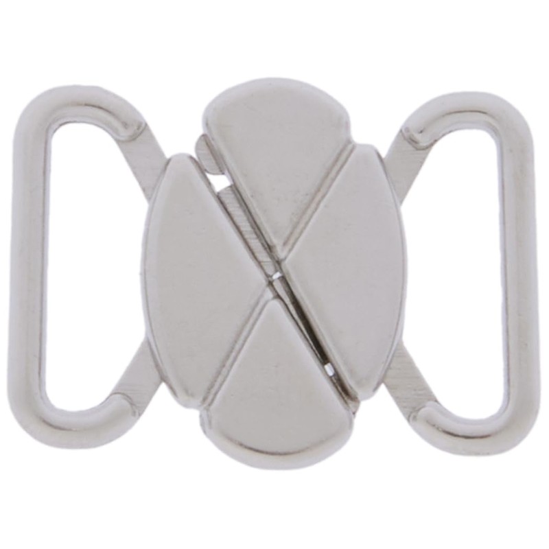 Prym Bikini and Belt Clasp, Metal, Silver, 0.47" Coloured-1 Piece