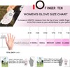 FINGER TEN Golf Gloves Ladies Left Hand with Non Slip