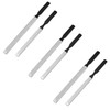 6PCS Metal Toe Nail Files for Thick Nails, Stainless Steel