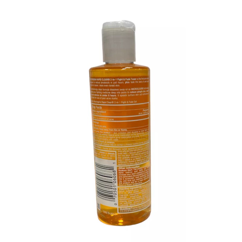 Neutrogena Rapid Clear 2-in-1 Fight & Fade Toner (8floz/236ml) New