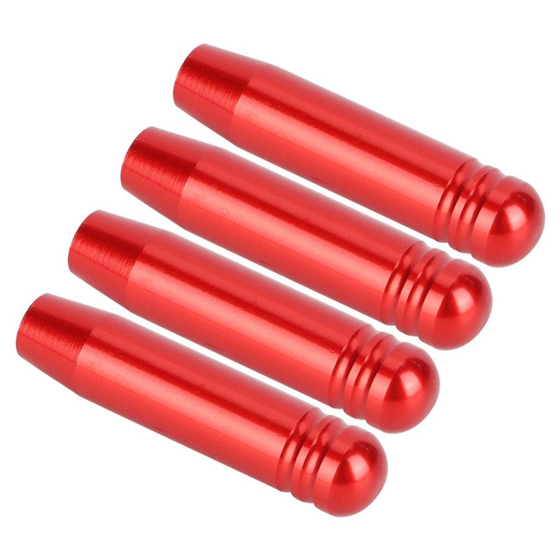 4Pcs Aluminium Door Lock Pin Buttons Knob Cover Trim Fit