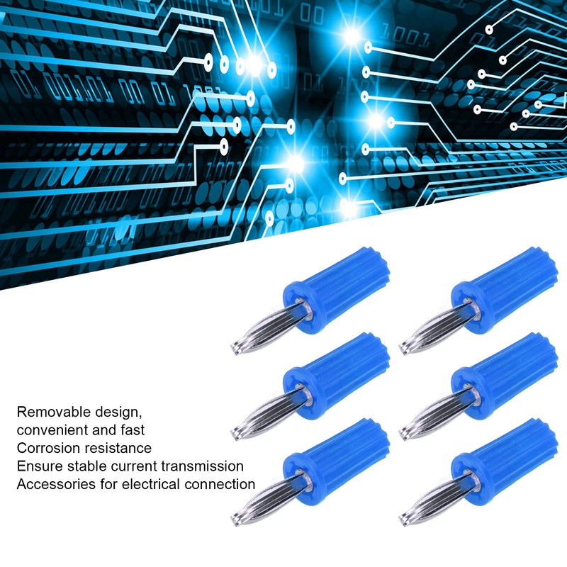 100Pcs Banana Socket 4mm ABS Nickel Plated Brass Material Good