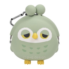 Peg Design PG-36602 3D POCHI FRIENDS BIRD Owl Green w8.3 x h9.3 x d5.4 cm