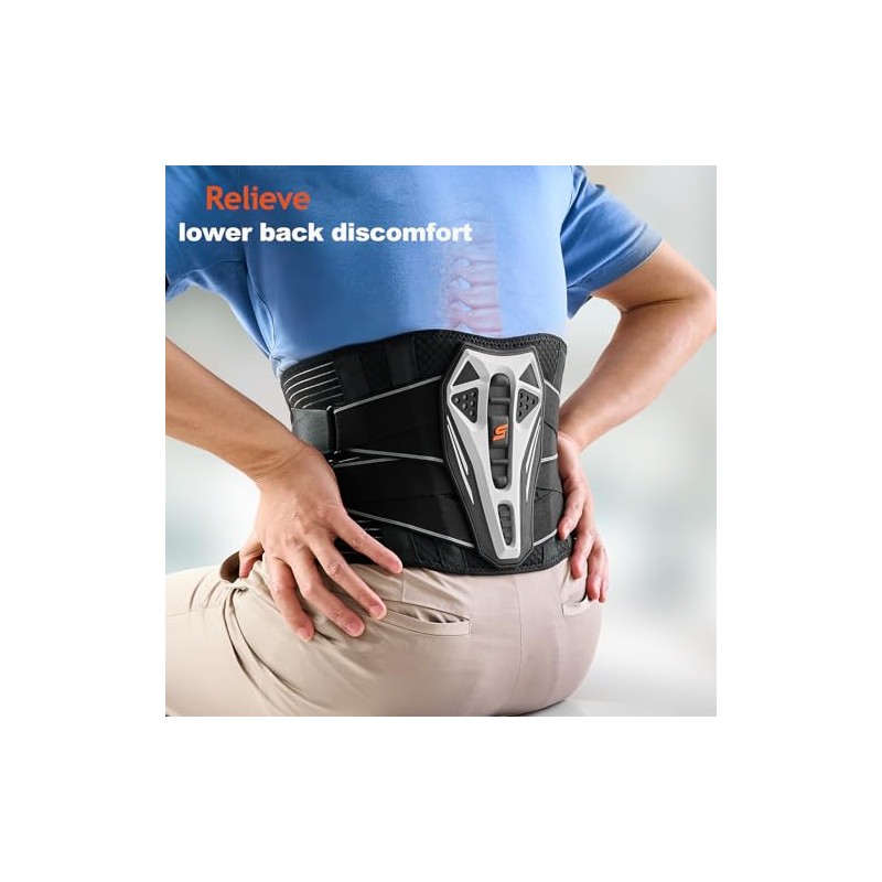 SueStar Back Support with 3D Support Pad, back brace lower