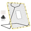 VEVOR Baseball And Softball Rebounder Net 4x4.5 Ft PitchBack Adjustable