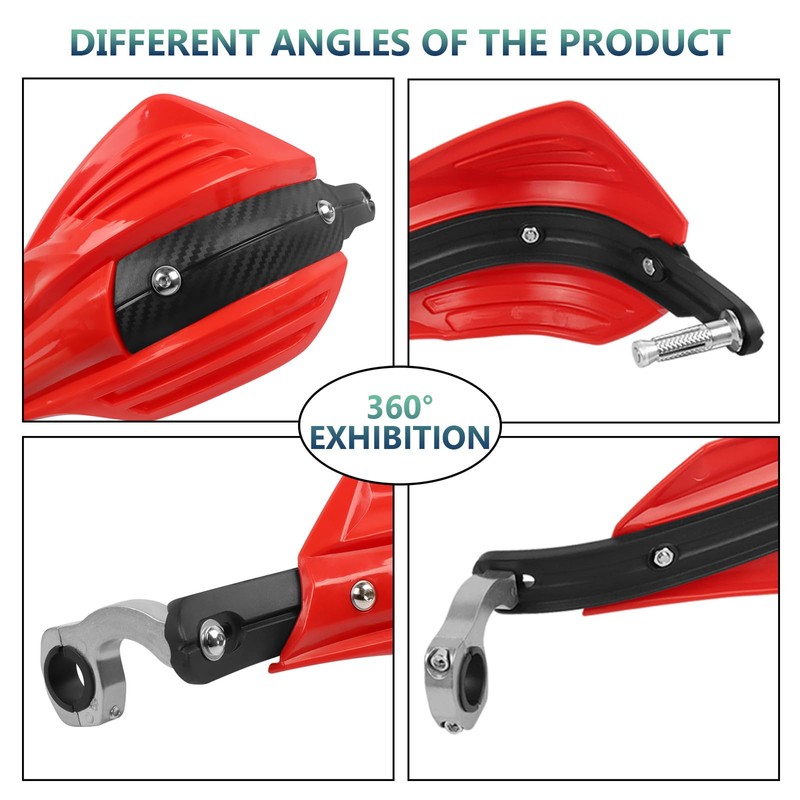 KKZOL Universal Dirt Bike Handguards 7/8" 22mm and 1 1/8"