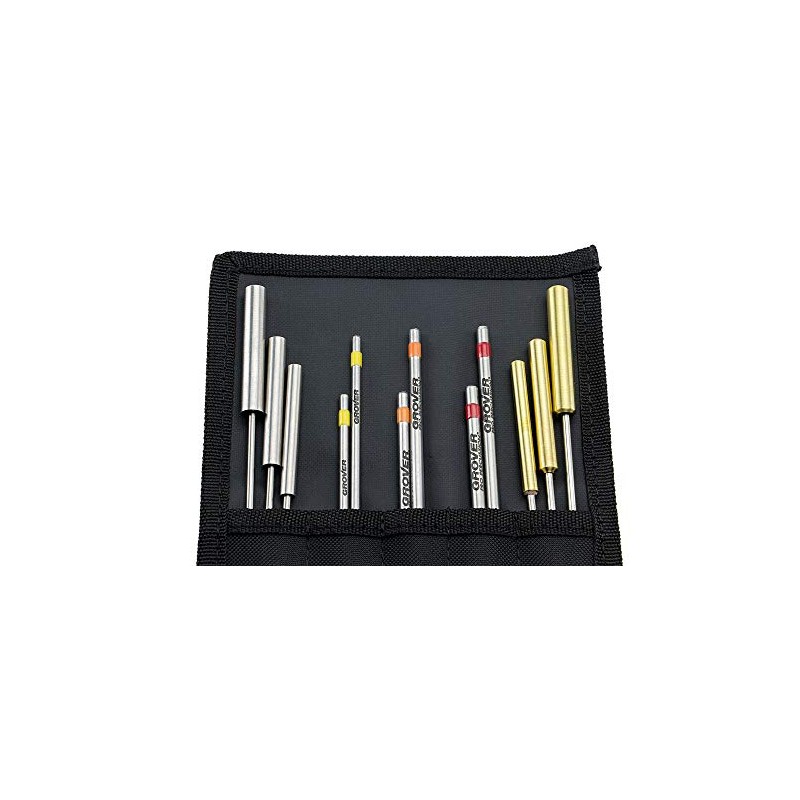 Grover TB-SD Super Deluxe Triangle Beater Set (12) w/case