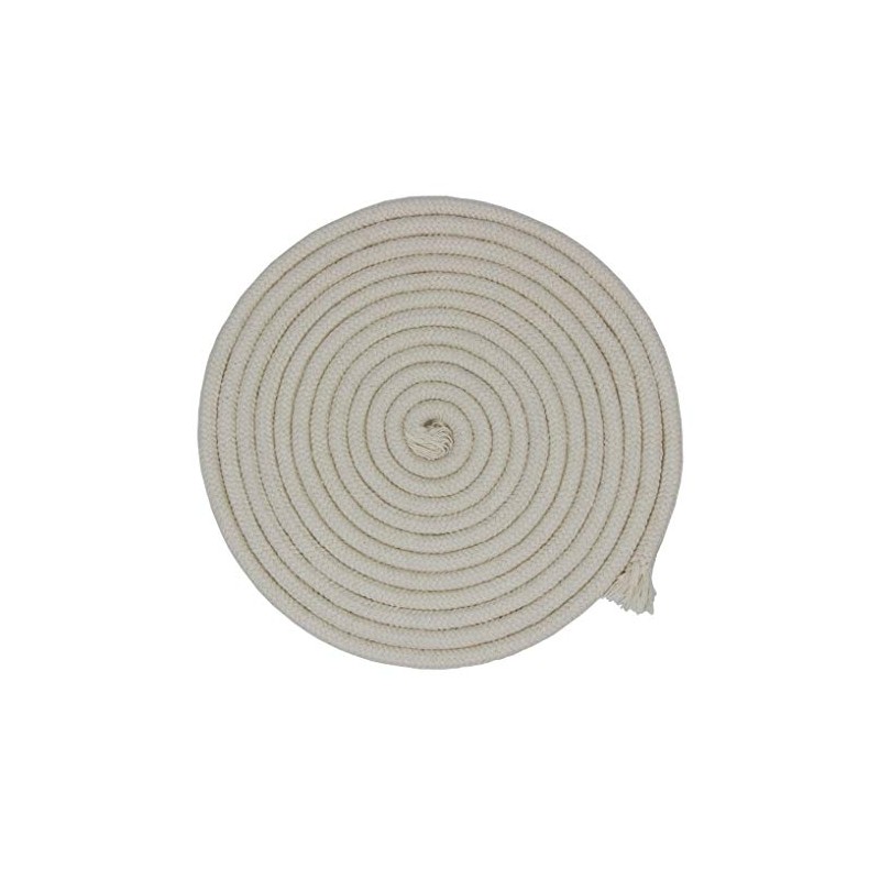 Jukway Cotton Cord 11 mm Round Cord Braided Rope with