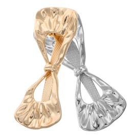 Ipetboom 2pcs Small Bow Knot Hair Clips for Women Zinc Alloy Side Clasp Elegant Metal Alligator Clips Secure Fit for Daily Wear and Holiday Parties Stylish Hair Accessories