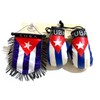 Cuban Cuba flags Cuban Boxing gloves Combo Gift pack Rearview