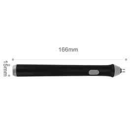 VOANZO Electric Eraser Automatic Portable Rubber with 22 Eraser Refills for Drawings Sketches Painting（Black）