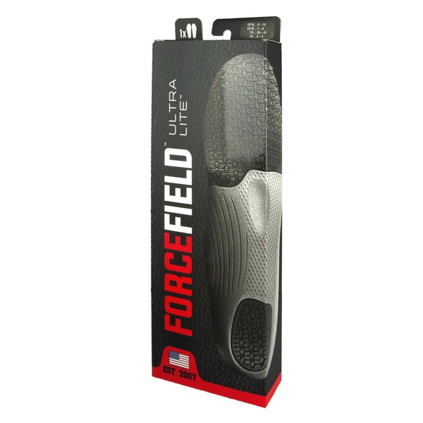 Forcefield Ultra Lite Gel™ Insoles - Triple-Density Comfort & Arch