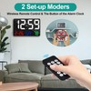 U-picks Digital Alarm Clock, 11.5 Inch Digital Wall Clock, Alarm