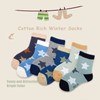 Boys Winter Socks Kids Warm Socks Squirrel Pattern Thermal Socks