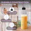 BRIGHTFROM Twist Top (Black) Applicator Bottles, 8 OZ Crystal Clear,