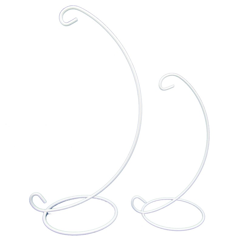 General Purpose Display Stand, Pedestal, Interior, Suncatcher, etc. (White 12.6