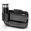 Roucerlin Car Seat Gap Filler Organizer, Universal Leather Car Seat