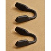 Kygear 2 Pairs Black Silicone Replacement Nose Piece Compatible with