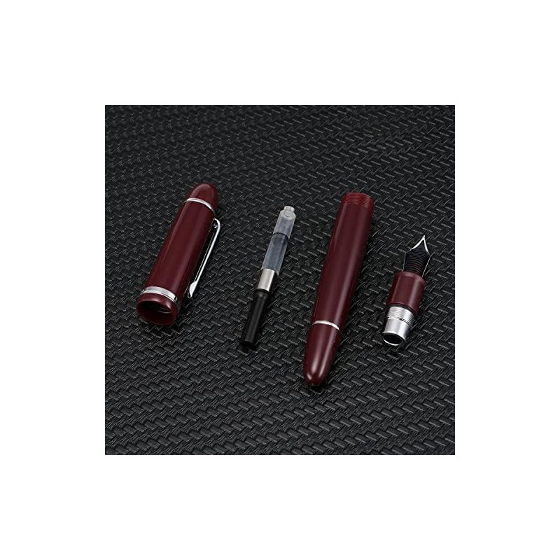 Jinhao X159 - Pluma estilográfica 8 punta extrafina, color rojo