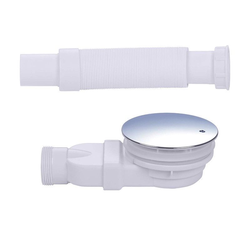 IMPTS Extra Flat Shower Drain Set 90 mm, Drain Hole