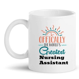 Best Nursing Assistant Mug Gift for Men Women - Nurse Doctor Assistant 11Oz Cup Gifts - Office Presents Cups Mugs T-Shirt