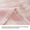 Alsoo Gingham Tablecloth Rectangle Checkered Table Cloth Cotton Linen Fabric