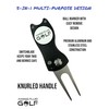 Herramienta plegable de metal con marcador de pelota de golf