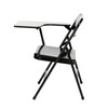 OEF Furnishings Tablet Arm (2 Pack) Folding Chair, Black