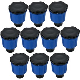 AERZETIX - C48694 - Set of 10 caps/caps for garden hose Ø16 mm (flat hose) - blind cap for drip irrigation system