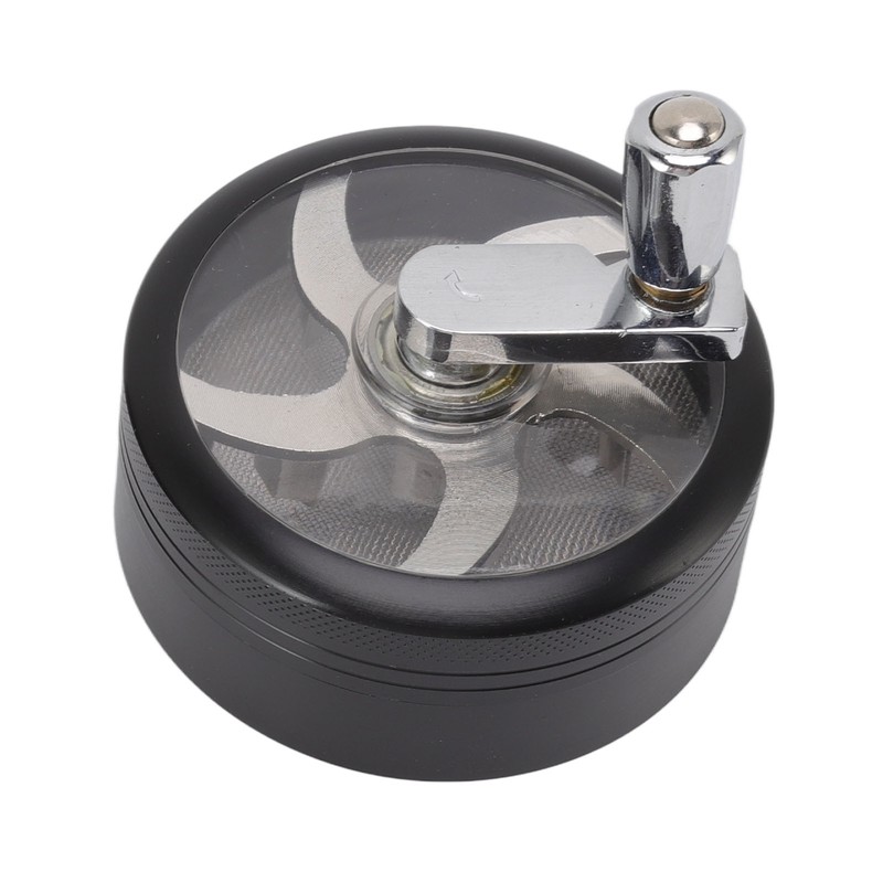 4 Layers Hand Crank Spices Grinder Zinc Alloy 60mm Manual