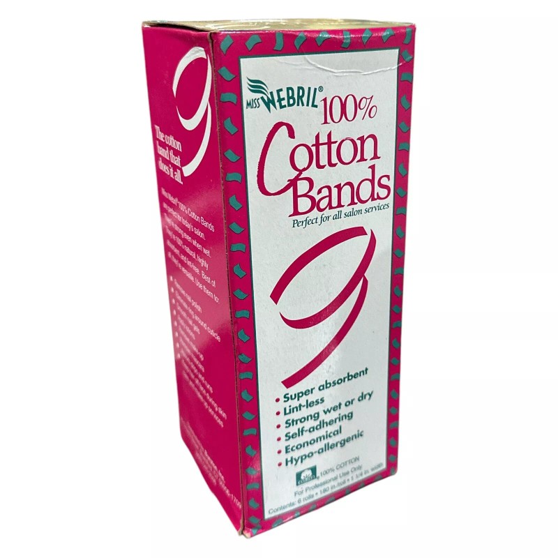 Miss Webril 100% Cotton Bands 6 Rolls