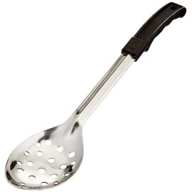 Winco Perforated Basting Spoon with Stop Hook and Bakelite Handle, 13-Inch