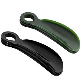 MARS WELLNESS 5.5” Plastic Shoe Horns for Men & Women (Pack of 6) – Small & Portable Lazy Shoe Helper – Travel Size Shoe Horn to Put on or Remove Shoes – Multicolor Adults & Kids Shoe Horn