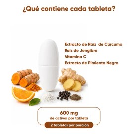 Curcuma Jengibre Vitamina Suplemento Pasiguaro