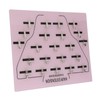 Wig Extension Holder Board Acrylic 22 Stainless Steel Clips Hair