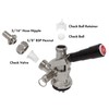 Kegco KC KT86S-L European Beer Keg Tap Coupler Kegerator S