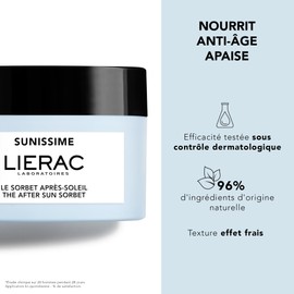 Lierac Sunissime - Le Sorbet After Sun Face 50ml - After Sun Face Care - Moisturises - Anti-Ageing - Soothes - Tanning - Beautiful Tan - Extended