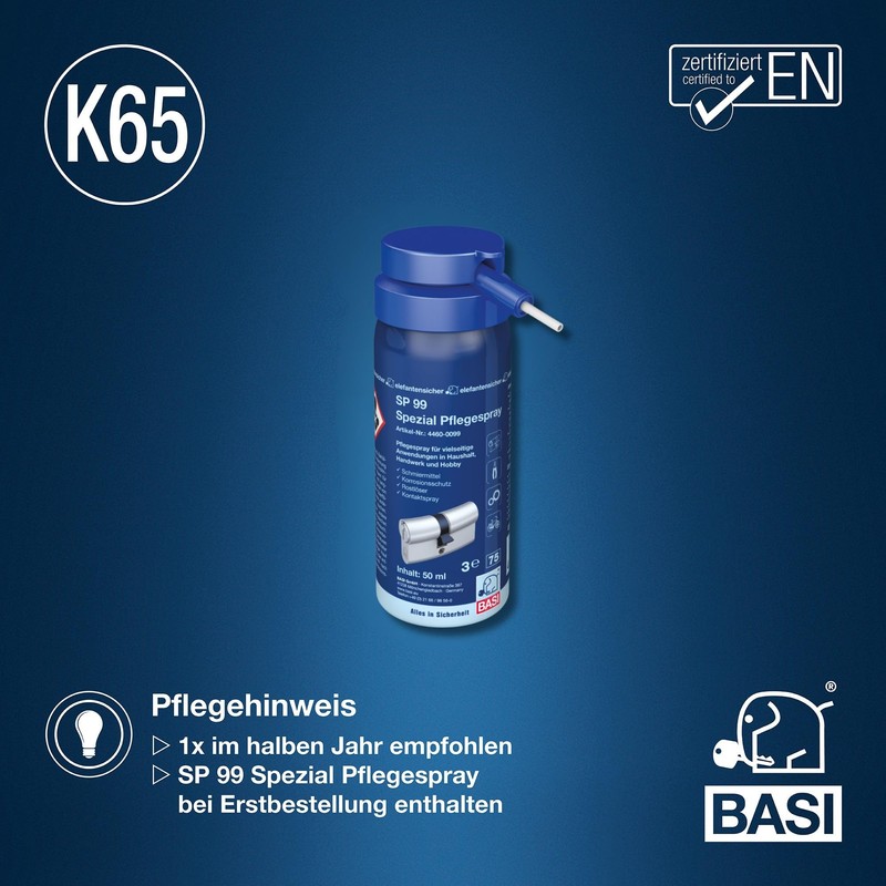BASI | K65 Profile Cylinder System | Configurator for Lock