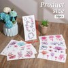 10 Sheets Flower Temporary Tattoos Arm Fake Flower Tattoo Stickers
