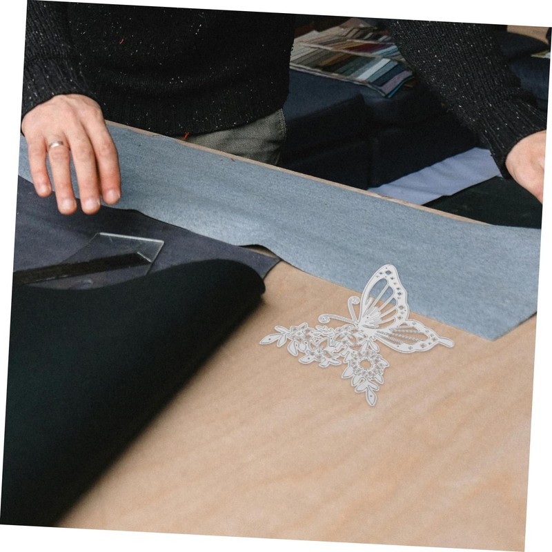 Hohopeti Butterfly Metal Cutting Dies Sturdy Carbon Steel Stencils for